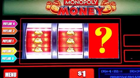 monopoly money slot machine.